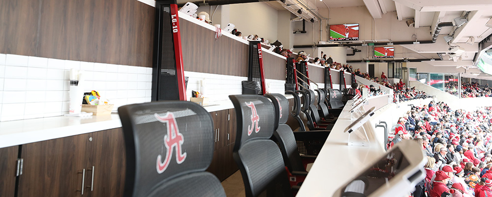 Loge Box seating featuring premium chairs